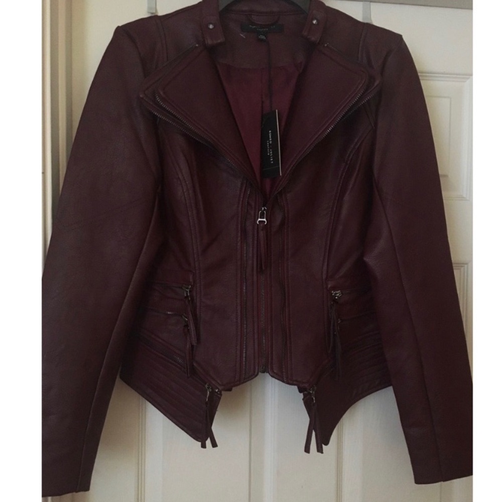 ROMEO & JULIET Faux Leather Rocker Jacket L - Picture 4 of 4